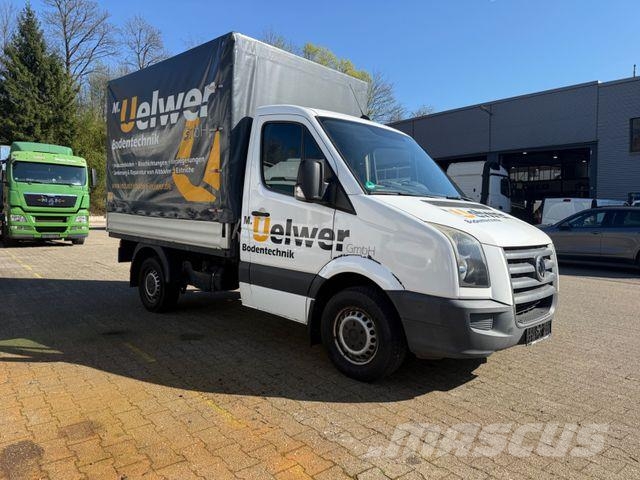 Volkswagen Crafter Pritsche+Plane, TÜV bis 10/26 Schuifzeilopbouw