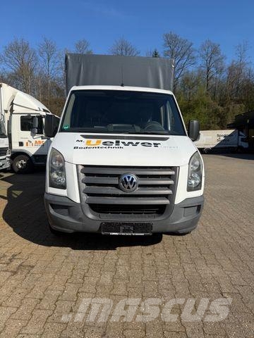 Volkswagen Crafter Pritsche+Plane, TÜV bis 10/26 Schuifzeilopbouw