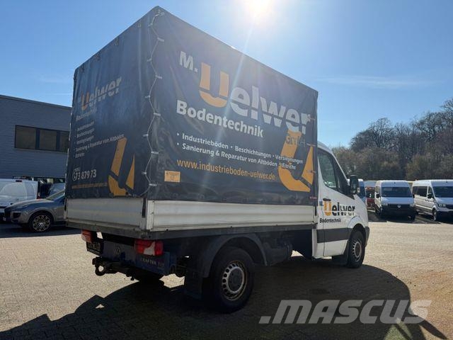 Volkswagen Crafter Pritsche+Plane, TÜV bis 10/26 Schuifzeilopbouw