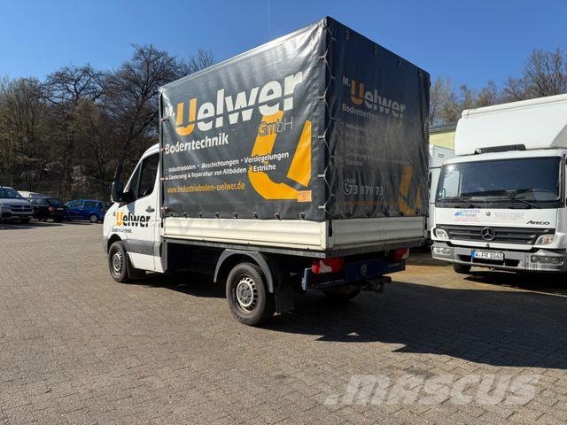 Volkswagen Crafter Pritsche+Plane, TÜV bis 10/26 Schuifzeilopbouw