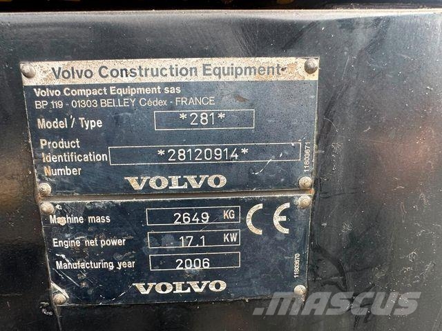 Volvo EC 25 حفارات صغيرة أقل من 7 طن (حفارات صغيرة)