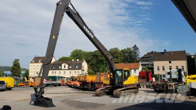 Volvo Ec 250 DNL mit Neu Long REach Arm 16 m Raupenbagger