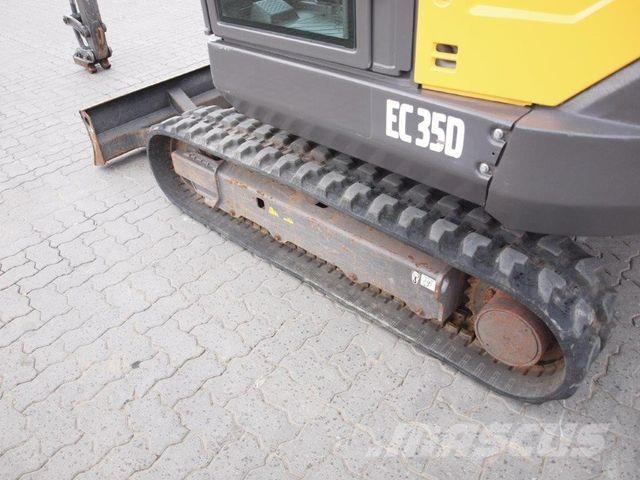 Volvo EC35D Mini ekskavatörler, 7 tona dek