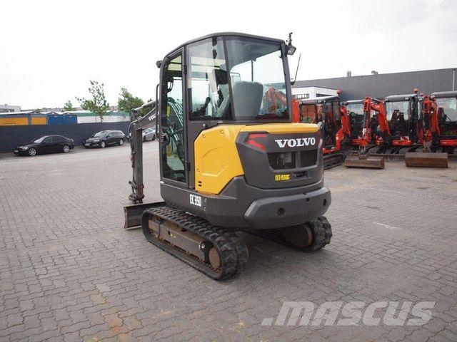 Volvo EC35D Mini ekskavatörler, 7 tona dek
