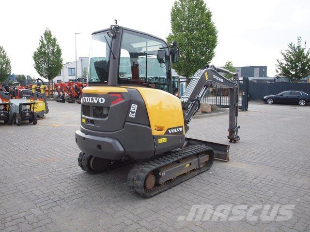 Volvo EC35D Mini ekskavatörler, 7 tona dek
