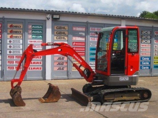 Volvo ECR 25 D * 2x Löffel * Minibagger < 7t