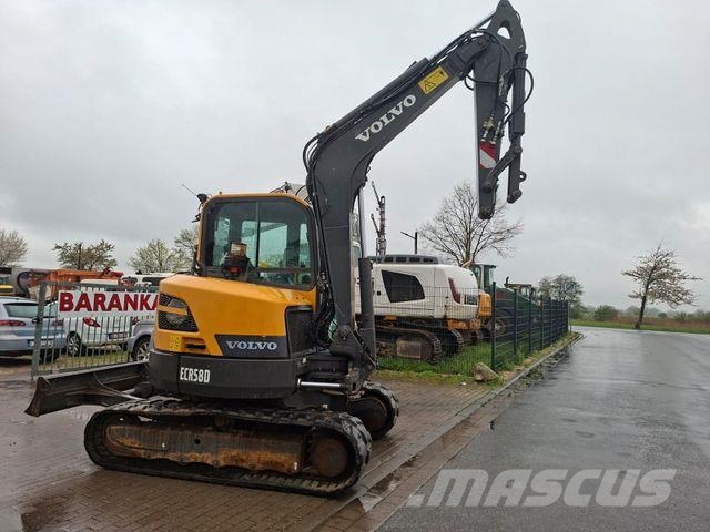Volvo ECR58D Mini ekskavatörler, 7 tona dek