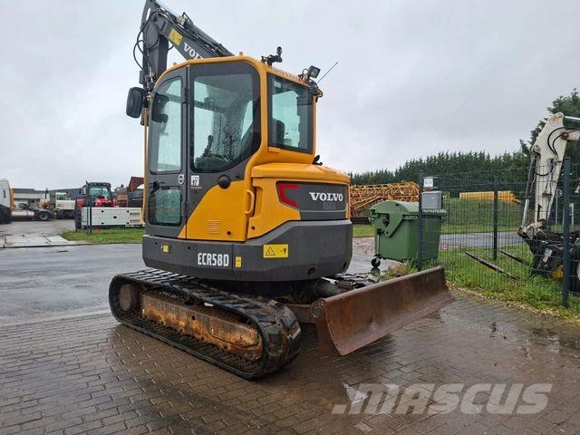 Volvo ECR58D Mini ekskavatörler, 7 tona dek