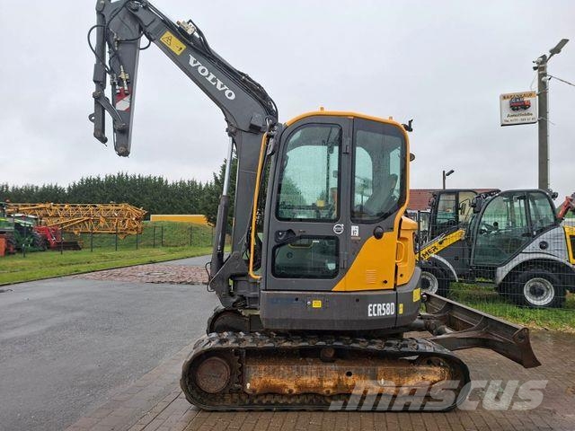 Volvo ECR58D Mini ekskavatörler, 7 tona dek