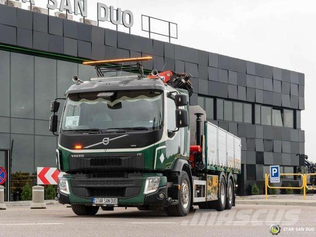 Volvo FE 320 6x2 PALFINGER PK 22002 EH Crane Kipper Tipper trucks