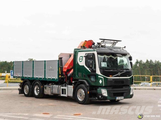 Volvo FE 320 6x2 PALFINGER PK 22002 EH Crane Kipper Tipper trucks