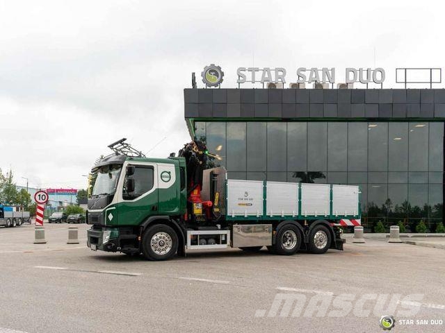 Volvo FE 320 6x2 PALFINGER PK 22002 EH Crane Kipper Tipper trucks