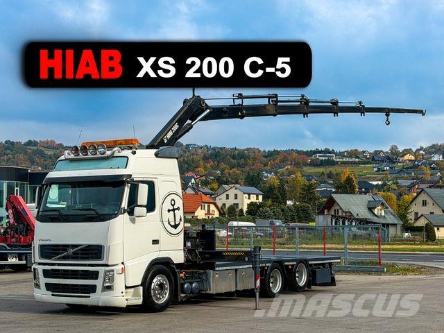 Volvo FH 13 400 Pritsche 6,55m *HIAB XS 200 C-5 + FUNK クレーントラック、ユニック車
