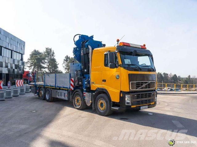 Volvo FH 400 8x2 HIAB 600E-7 FLY JIB Crane Kran Camiones grúa