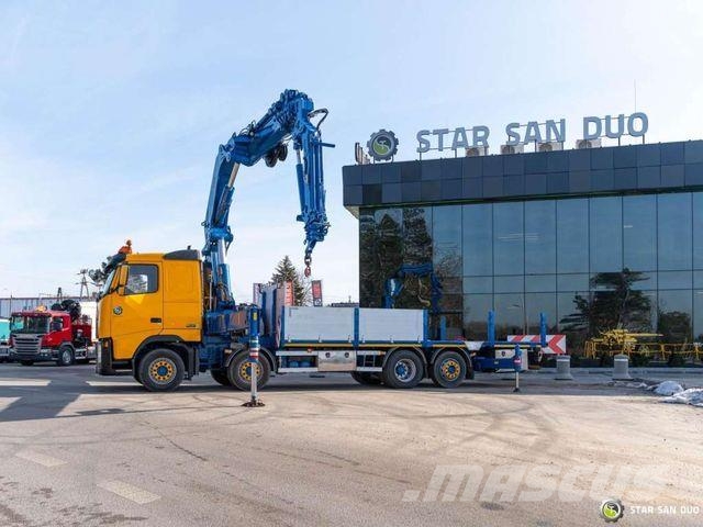 Volvo FH 400 8x2 HIAB 600E-7 FLY JIB Crane Kran Camiones grúa
