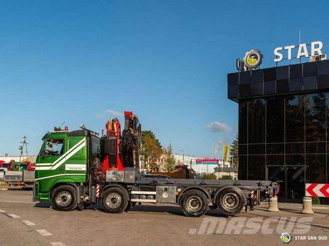 Volvo FH 440 8x2 Fassi F560AXP.26 crane cable lift Camion ampliroll