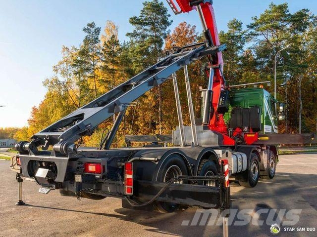 Volvo FH 440 8x2 Fassi F560AXP.26 crane cable lift Camion plateau ridelle avec grue