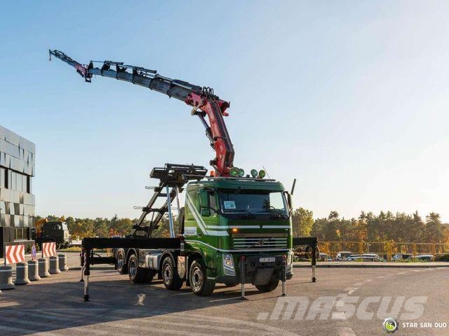 Volvo FH 440 8x2 Fassi F560AXP.26 crane cable lift Camion ampliroll