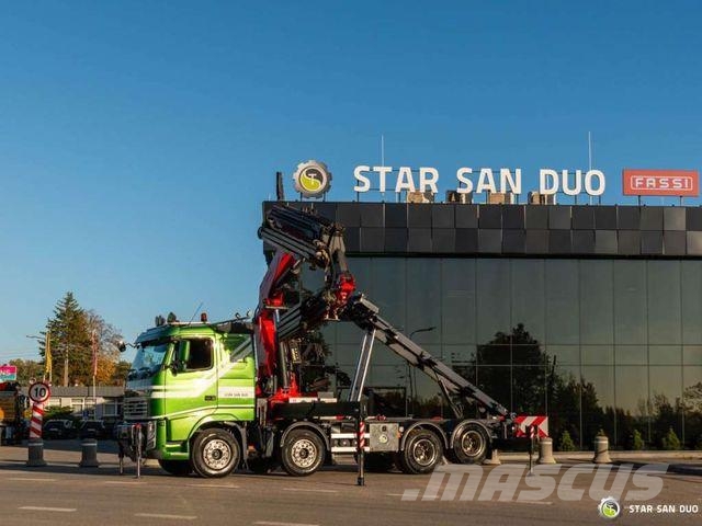 Volvo FH 440 8x2 Fassi F560AXP.26 crane cable lift Camion ampliroll