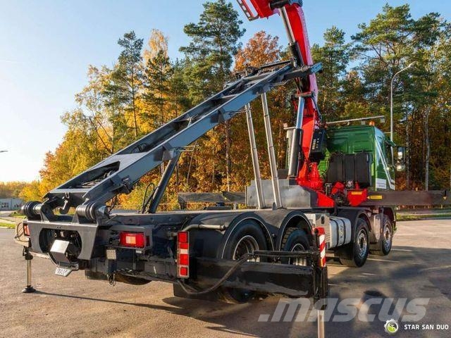 Volvo FH 440 8x2 Fassi F560AXP.26 crane cable lift Camion ampliroll