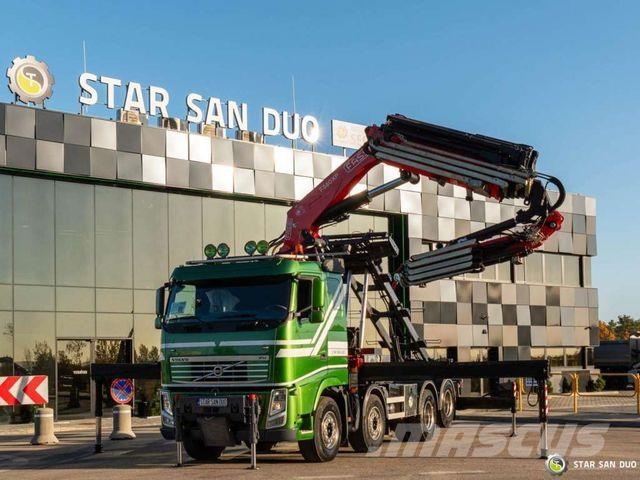 Volvo FH 440 8x2 Fassi F560AXP.26 crane cable lift Camion ampliroll