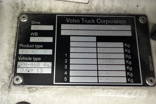 Volvo FH-460 4x2 LBW شاحنات بغطاء جانبي
