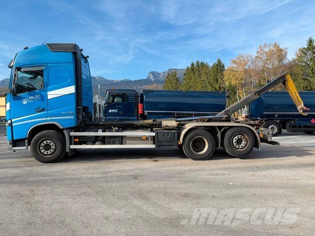 Volvo FH 460 6X2 Lift/gelenkt Palfinger T20 Treileri ar āķi