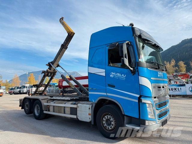 Volvo FH 460 6X2 Lift/gelenkt Palfinger T20 Treileri ar āķi