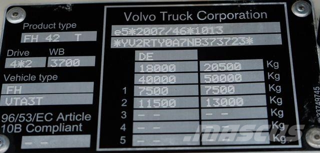 Volvo FH / 460 / EURO 6 / ACC / HYDRAULIKA / NISKI / N Naudoti vilkikai
