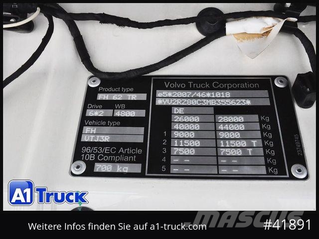 Volvo FH 460 XL, Chassi Standklima, LNG GAS Wechselfahrgestell