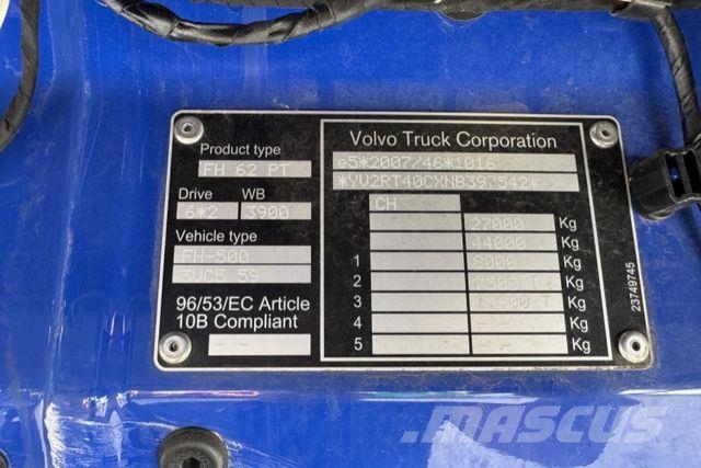 Volvo FH-500 6x2 وحدات الجر
