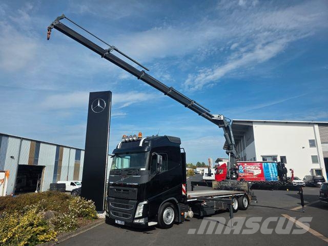 Volvo FH 500 6x2 Heckkran MKG HLK 531 HP a5 Funk Platformas/izkraušana no sāniem