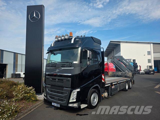 Volvo FH 500 6x2 Heckkran MKG HLK 531 HP a5 Funk Platformas/izkraušana no sāniem