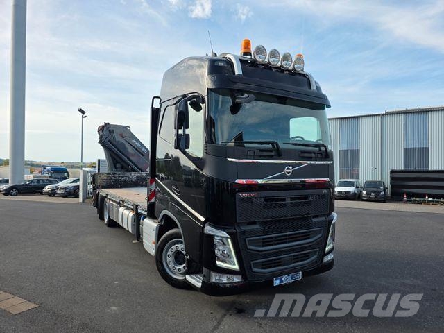 Volvo FH 500 6x2 Heckkran MKG HLK 531 HP a5 Funk Platformas/izkraušana no sāniem