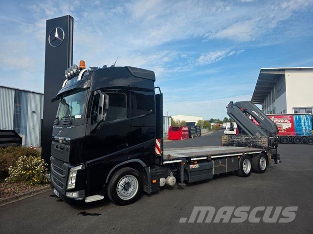 Volvo FH 500 6x2 Heckkran MKG HLK 531 HP a5 Funk Platformas/izkraušana no sāniem