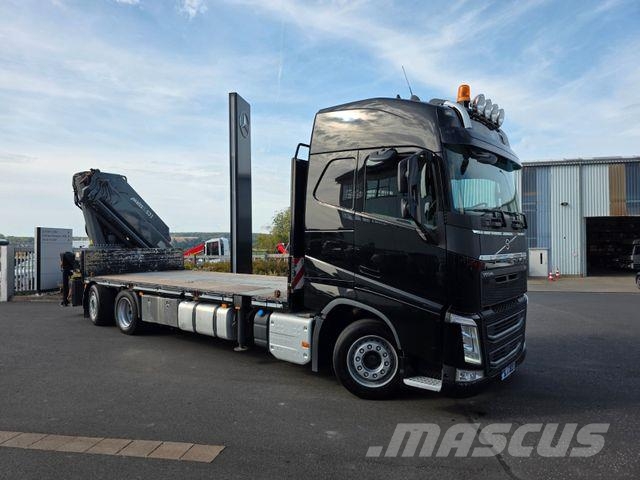 Volvo FH 500 6x2 Heckkran MKG HLK 531 HP a5 Funk Platformas/izkraušana no sāniem