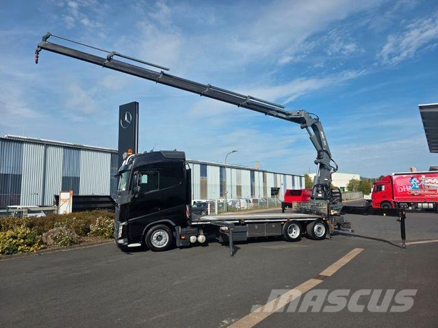 Volvo FH 500 6x2 Heckkran MKG HLK 531 HP a5 Funk Platformas/izkraušana no sāniem