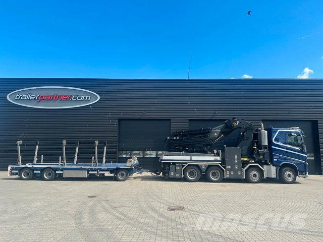 Volvo FH 500 8×4 truck w. PALFINGER 165 t/m crane / kr Automobiliniai kranai