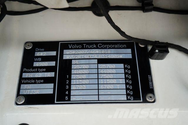 Volvo FH / 500 / ACC / EURO 6 / BDF / MEGA / 7,82 M / Chassis Cab trucks