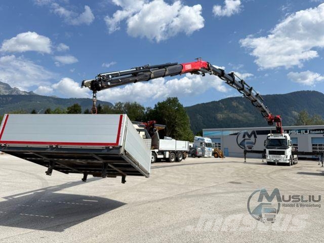 Volvo FH 540 10X4 Pritsche + SZM FASSI F2150RAL.2 51m Camioane platforma/prelata
