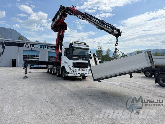 Volvo FH 540 10X4 Pritsche + SZM FASSI F2150RAL.2 51m Camioane platforma/prelata