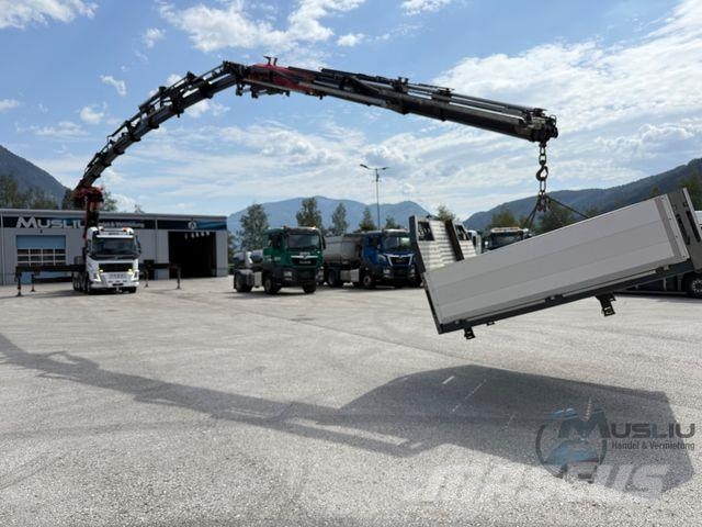 Volvo FH 540 10X4 Pritsche + SZM FASSI F2150RAL.2 51m Camioane platforma/prelata