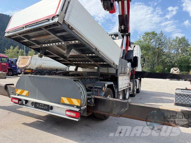 Volvo FH 540 10X4 Pritsche + SZM FASSI F2150RAL.2 51m Camioane platforma/prelata