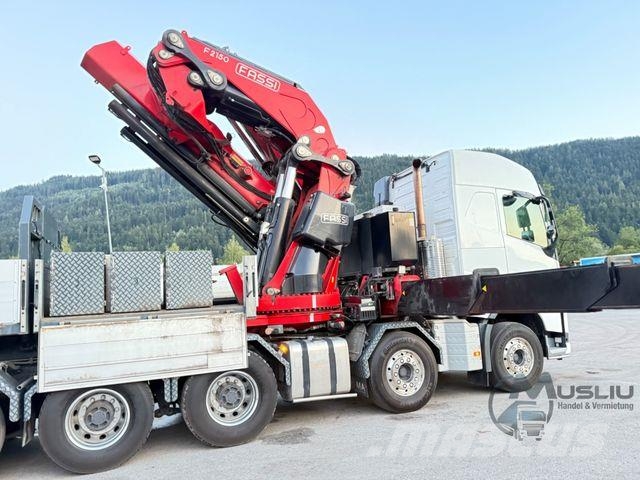 Volvo FH 540 10X4 Pritsche + SZM FASSI F2150RAL.2 51m Camioane platforma/prelata
