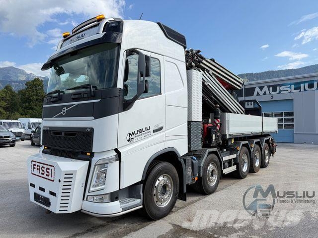 Volvo FH 540 10X4 Pritsche + SZM FASSI F2150RAL.2 51m Camioane platforma/prelata