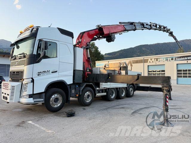 Volvo FH 540 10X4 Pritsche + SZM FASSI F2150RAL.2 51m Camioane platforma/prelata