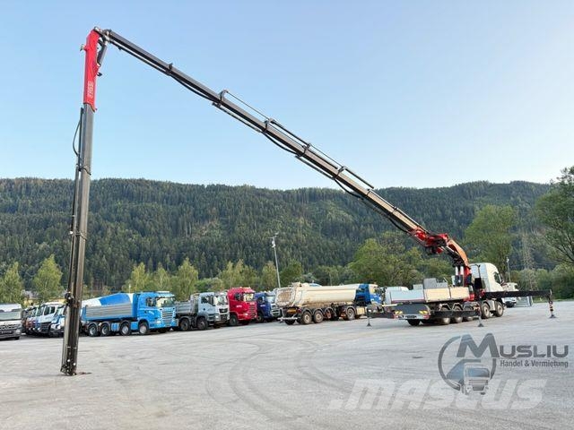 Volvo FH 540 10X4 Pritsche + SZM FASSI F2150RAL.2 51m Camioane platforma/prelata