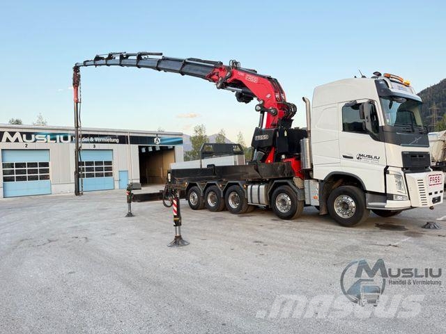 Volvo FH 540 10X4 Pritsche + SZM FASSI F2150RAL.2 51m Camioane platforma/prelata