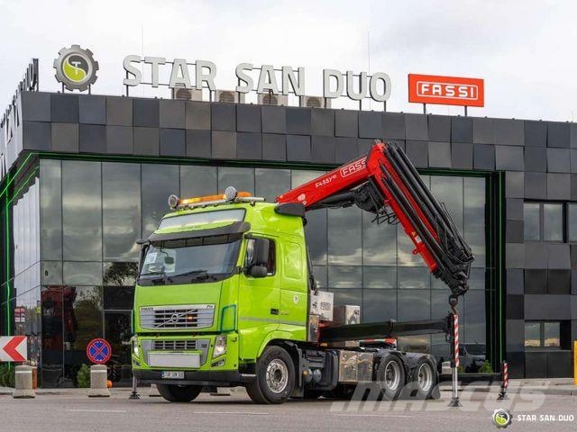 Volvo FH 540 6x2 Fassi F455AXP.28 crane winch Tractor Vetopöytäautot