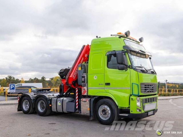 Volvo FH 540 6x2 Fassi F455AXP.28 crane winch Tractor Vetopöytäautot